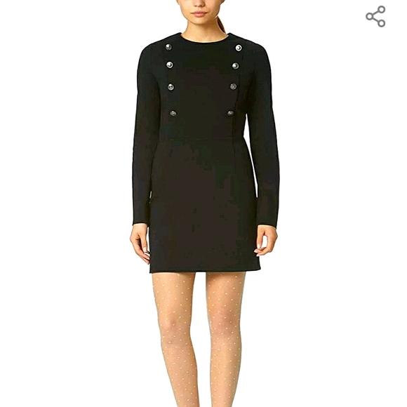 Avec Les Filles by Joyce Azria Nautical Blk Dress - Picture 1 of 16